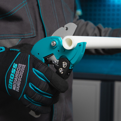 Ножницы для резки изделий из ПВХ, D до 36 мм, двухкомпонентные рукоятки, рабочий стол для плоских изделий Gross по ценам производителя в Москве с доставкой по всей России