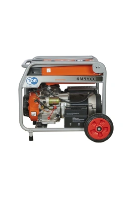 Генератор бензиновый 7,0 кВт 220В 27 л с электростартером и колесами TOR KM9500H по ценам производителя в Москве с доставкой по всей России