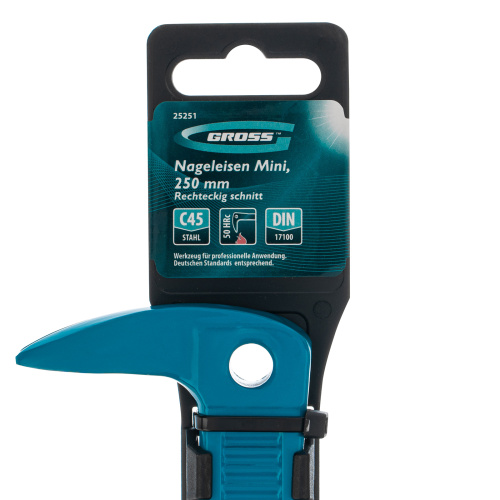 Лом-гвоздодер мини, 250 x 21 x 9 мм Gross по ценам производителя в Москве с доставкой по всей России