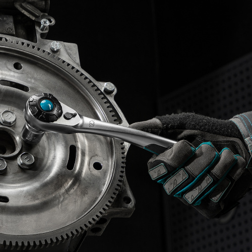 Набор торцевых головок, трещотка 120 зубьев, 1/2", CrV, 36 предметов Gross по ценам производителя в Москве с доставкой по всей России