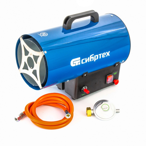 Газовая тепловая пушка СТГ-15, 15 кВт, 500 м3/ч, пропан-бутан Сибртех по ценам производителя в Москве с доставкой по всей России