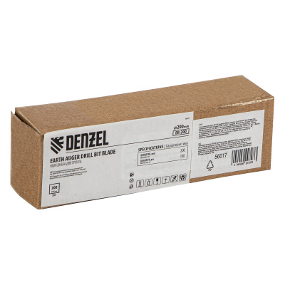 Нож шнека для грунта ER-200, диаметр 200 мм, комплект 2 шт Denzel по ценам производителя в Москве с доставкой по всей России