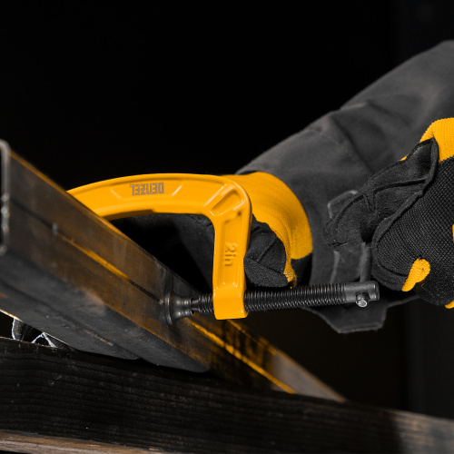 Струбцина G-образная, усиленная, 50 мм Denzel по ценам производителя в Москве с доставкой по всей России