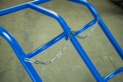 Тележка для газовых баллонов TOR ГБ-2, 2 баллона (250 пневмо колеса + 160 поворотное) по ценам производителя в Москве с доставкой по всей России