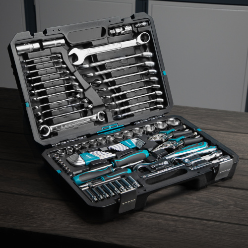 Набор инструментов, 1/4", 1/2", CrV, 120 зубьев, 78 предметов Gross по ценам производителя в Москве с доставкой по всей России