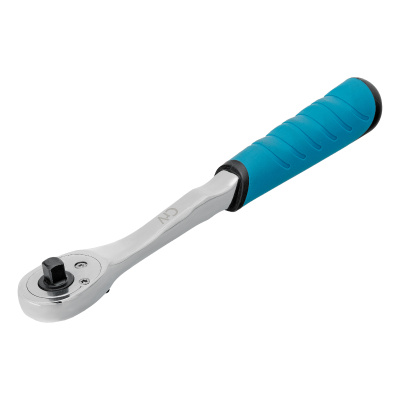 Ключ-трещотка 1/4", CrV, 90 зубьев, усиленный, хром Gross по ценам производителя в Москве с доставкой по всей России