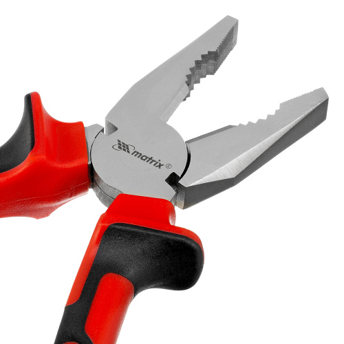 Плоскогубцы Nickel, 180 мм, никелированные, двухкомпонентные рукоятки Matrix по ценам производителя в Москве с доставкой по всей России