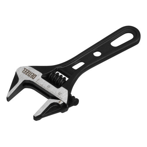 Ключ разводной 115 мм, CrV, кованый, укороченная рукоятка Denzel по ценам производителя в Москве с доставкой по всей России