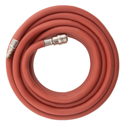 Шланг пневматический резиновый, 10 x 16 мм, 24 бар, армированный, быстросъемное соединение, 10 м Stels по ценам производителя в Москве с доставкой по всей России