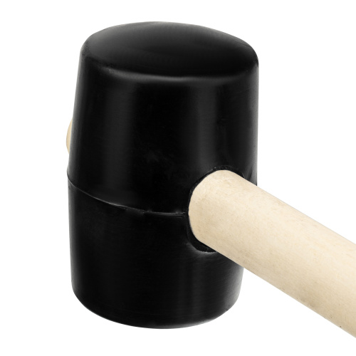 Киянка резиновая, 450 г, черная резина, деревянная рукоятка Sparta по ценам производителя в Москве с доставкой по всей России