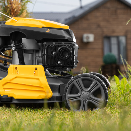 Газонокосилка бензиновая GLD-460SP, 146 куб.см, ширина 46 см, привод 7 уровней, травосборник 50 л Denzel по ценам производителя в Москве с доставкой по всей России