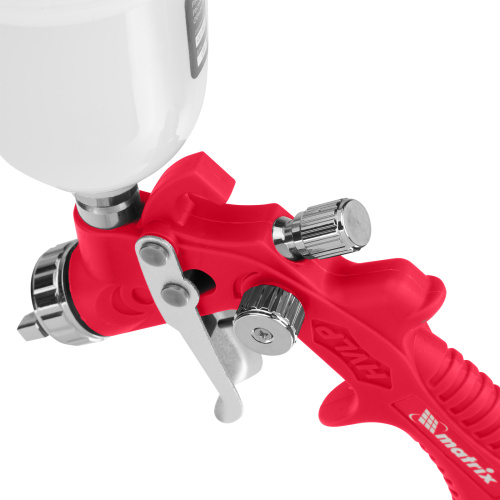 Краскораспылитель HVLP пневмат. с верхним бачком V= 0,1 л, сопло диаметром 0.8 мм Matrix по ценам производителя в Москве с доставкой по всей России