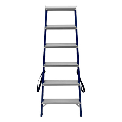 Стремянка двусторонняя 6 ступеней, стальная, Сибртех по ценам производителя в Москве с доставкой по всей России