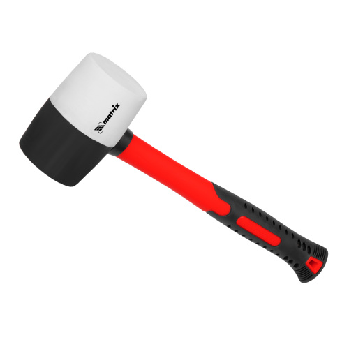 Киянка резиновая, 450 г, черно-белая резина, фибергласовая рукоятка Matrix по ценам производителя в Москве с доставкой по всей России
