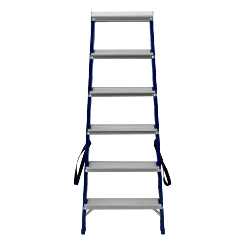 Стремянка двусторонняя 6 ступеней, стальная, Сибртех по ценам производителя в Москве с доставкой по всей России
