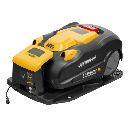 Робот-газонокосилка Grass Master 1000  1000м², 3Ач, 28V, LCD дисплей, Wi-Fi Denzel по ценам производителя в Москве с доставкой по всей России