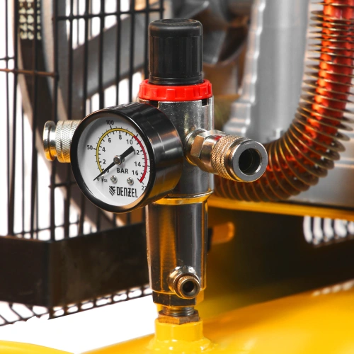 Компрессор воздушный, ременный привод BCI5500-T/270, 5.5 кВт, 270 литров, 850 л/мин Denzel по ценам производителя в Москве с доставкой по всей России