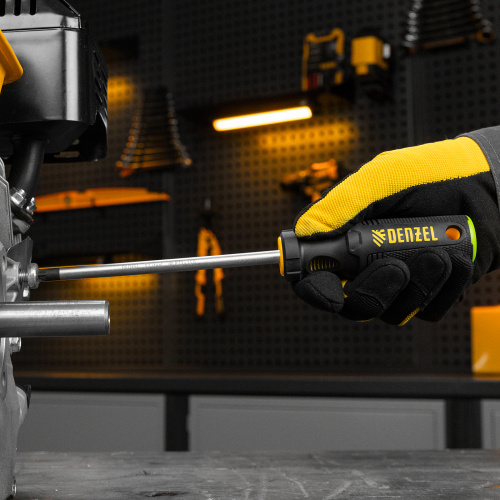 Отвертка, PZ3x150 мм, S2, 3к рукоятка Denzel по ценам производителя в Москве с доставкой по всей России