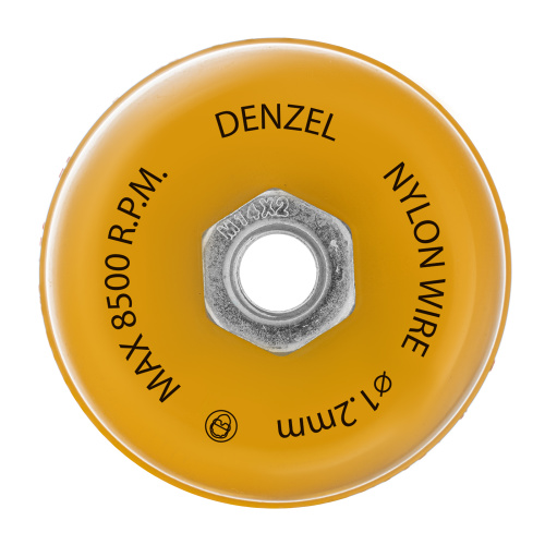 Щетка для УШМ, 100 мм, Чашка, нейлоновая щетина, М14 Denzel по ценам производителя в Москве с доставкой по всей России