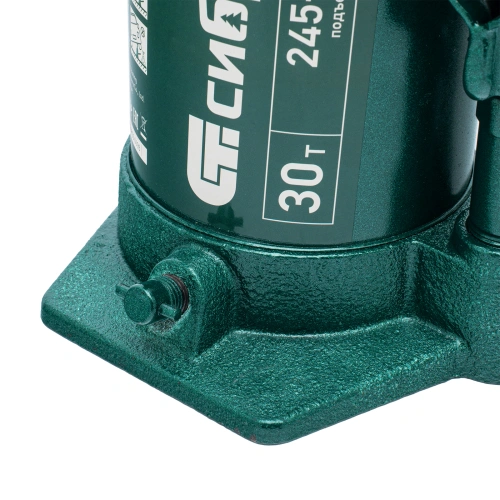 Домкрат гидравлический бутылочный, 30 т, 245-385 мм Сибртех по ценам производителя в Москве с доставкой по всей России