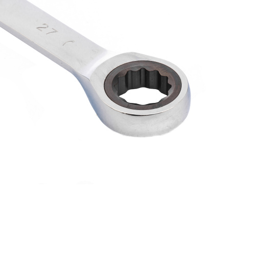 Ключ комбинированный трещоточный, 27 мм, CrV, зеркальный хром Matrix по ценам производителя в Москве с доставкой по всей России