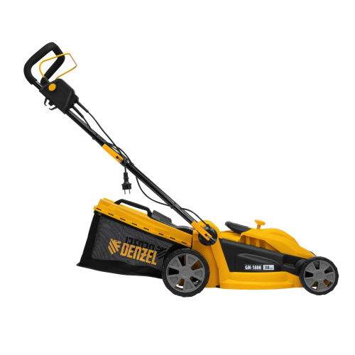 Газонокосилка электрическая GM-1800, 1800 Вт, шир. 38 см, 6 уров., травосб. 40 л. Denzel по ценам производителя в Москве с доставкой по всей России