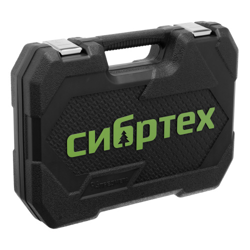 Набор инструментов, 1/2", 1/4", пластиковый кейс 89 предметов Сибртех по ценам производителя в Москве с доставкой по всей России