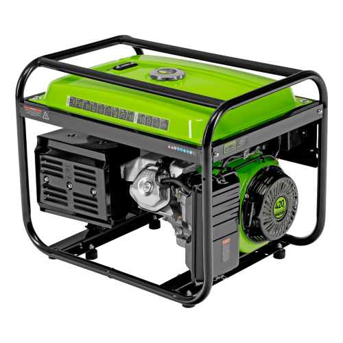 Генератор бензиновый БС-8000Э, 6,6 кВт, 230В, четырехтактный, 25 л, электростартер Сибртех по ценам производителя в Москве с доставкой по всей России