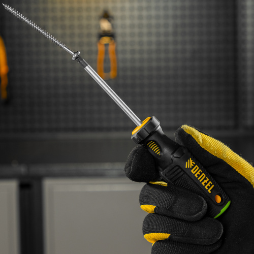 Отвертка PZ1x75 мм, CrV, трехкомпонентная рукоятка Denzel по ценам производителя в Москве с доставкой по всей России