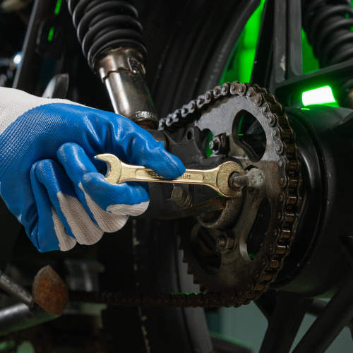 Набор ключей рожковых 6-17 мм, 6 шт, желтый цинк Сибртех по ценам производителя в Москве с доставкой по всей России