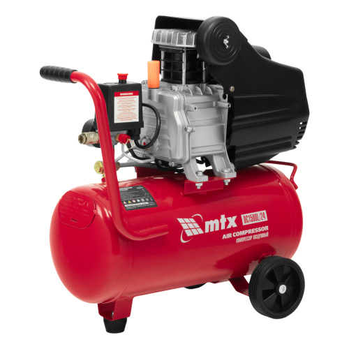 Компрессор воздушный DC1500L/24, 1,5 кВт, 24 л, 210 л/мин MTX по ценам производителя в Москве с доставкой по всей России