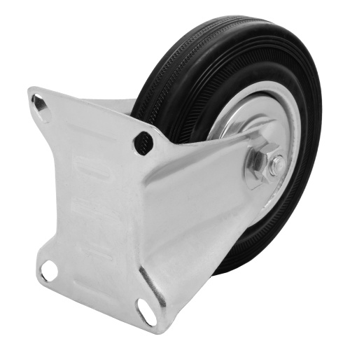 Колесо неповоротное D 125 мм, крепление  платформенное Сибртех по ценам производителя в Москве с доставкой по всей России