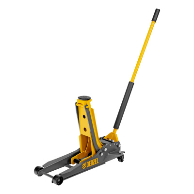 Домкрат гидравлический подкатной, 3 т, 85-610 мм, быстрый подъем, низ. подхват, проф, SUV Denzel по ценам производителя в Москве с доставкой по всей России