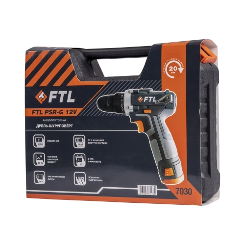 Аккумуляторная дрель-шуруповерт FTL PSR-G 12V купить в Москве с доставкой по всей России | ProtosMarket.ru