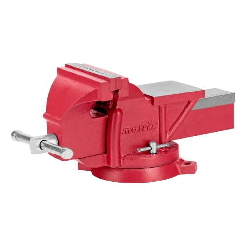Тиски слесарные, 150 мм, поворотные, с наковальней Matrix по ценам производителя в Москве с доставкой по всей России