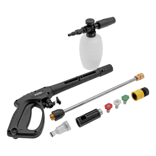 Моечная машина высокого давления R-180i, 2400 Вт, 180 бар, 7.5 л/мин, асинхронный двигатель Denzel по ценам производителя в Москве с доставкой по всей России