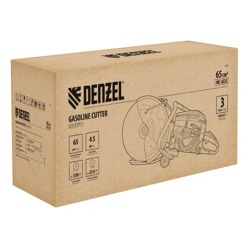 Бензорез МС-6535, 65 см3, диаметр диска 350 мм DENZEL по ценам производителя в Москве с доставкой по всей России