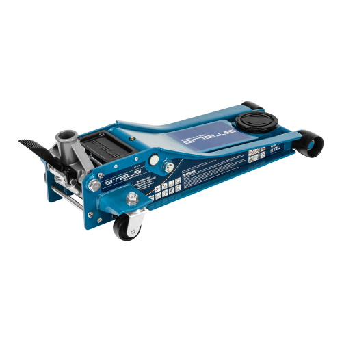 Домкрат гидравлический подкатной 3 т, быстрый подъем, Low profile quick lift, 75-505 мм, профессиональный STELS по ценам производителя в Москве с доставкой по всей России