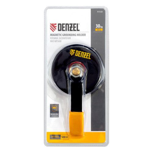 Клемма заземления магнитная для сварочных работ 65 LB Denzel по ценам производителя в Москве с доставкой по всей России