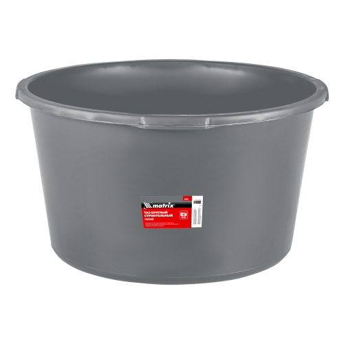 Таз круглый строительный усиленный, 90 л Matrix по ценам производителя в Москве с доставкой по всей России