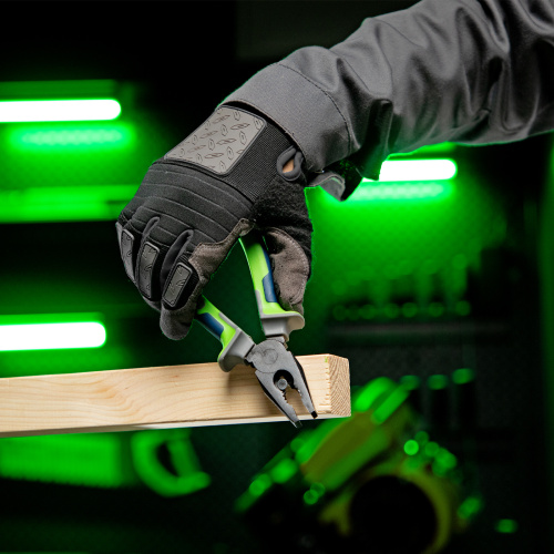 Плоскогубцы комбинированные, 180 мм, фосфатирование, трехкомпонентные рукоятки Сибртех по ценам производителя в Москве с доставкой по всей России