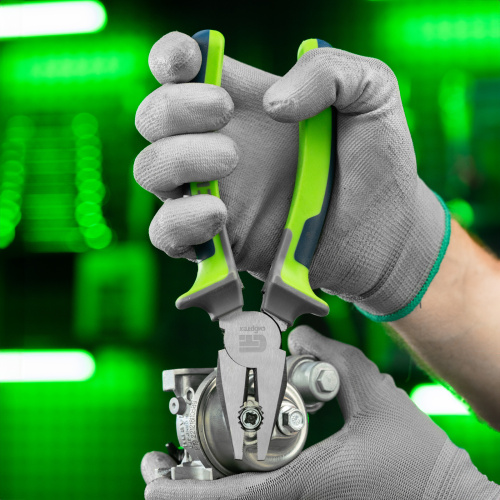 Плоскогубцы комбинированные, 200 мм, фосфатирование, трехкомпонентные рукоятки Сибртех по ценам производителя в Москве с доставкой по всей России