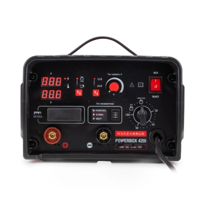 Инверторное пуско-зарядное устройство KVAZARRUS PowerBox 420i, таймер, цветная коробка купить в Москве с доставкой по всей России | ProtosMarket.ru