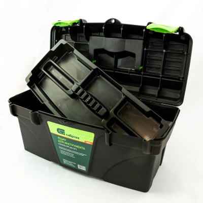 Ящик для инструмента, 410 х 215 х 197 мм, 16", пластик Сибртех по ценам производителя в Москве с доставкой по всей России