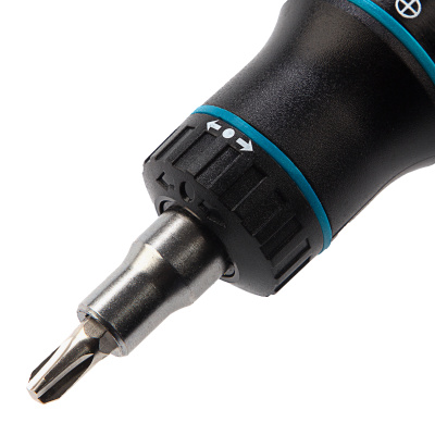 Отвертка реверсивная с револьверным механизмом, 11 шт, сталь S2 Gross по ценам производителя в Москве с доставкой по всей России