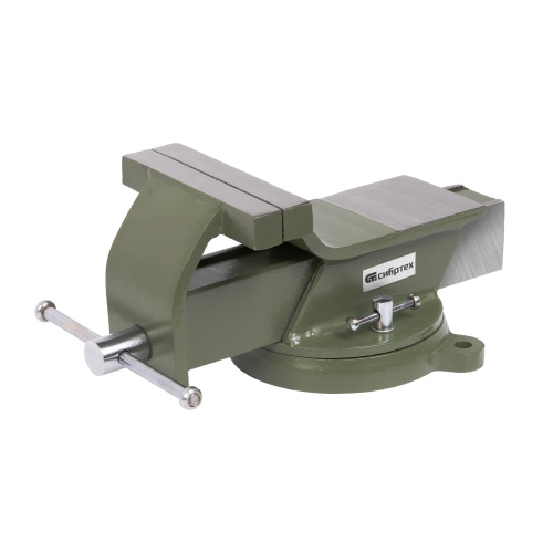 Тиски слесарные, 125 мм, стальные, поворотные Сибртех по ценам производителя в Москве с доставкой по всей России