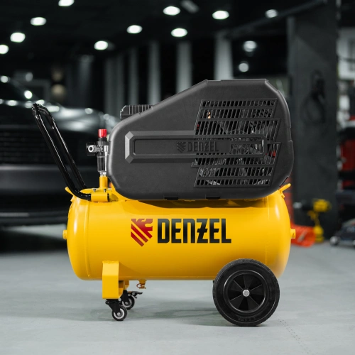 Компрессор воздушный рем. привод BCI 2100/50, 2,1 кВт, 50 литров, 400 л/мин Denzel по ценам производителя в Москве с доставкой по всей России