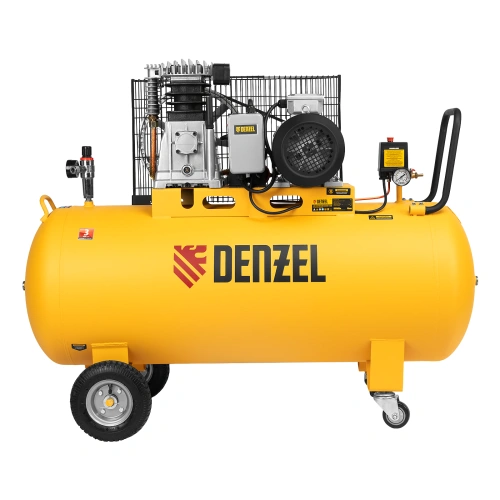 Компрессор воздушный BCI3000-T/200, ременный привод , 3.0 кВт, 200 литров, 530 л/мин Denzel по ценам производителя в Москве с доставкой по всей России