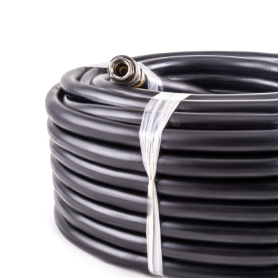 Резиновый маслостойкий воздушный шланг с фитингами Rapid, 20 бар, 15х9 мм, 20 м. AERO купить в Москве с доставкой по всей России | ProtosMarket.ru