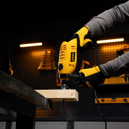 Дрель ударная ID-550, 550 Вт, 0-2900 об/мин, 46400 уд/мин Denzel по ценам производителя в Москве с доставкой по всей России